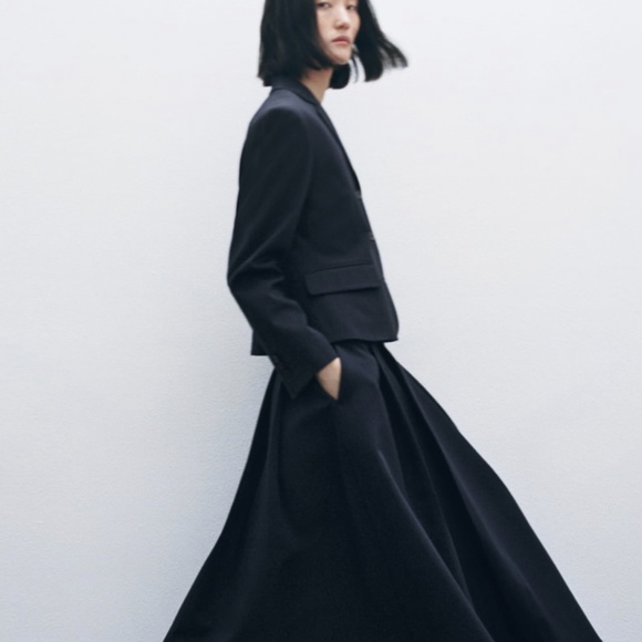 Zara limited edition woollen blend blazer for winter - Picture 4 of 10